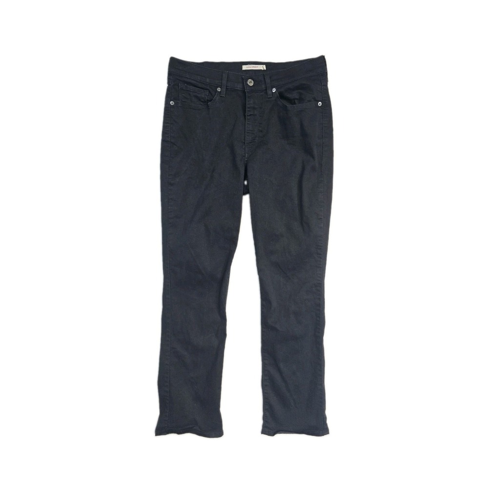 Levi's Classic Straight Jeans - Womens Size 12 - Black - Mid Rise